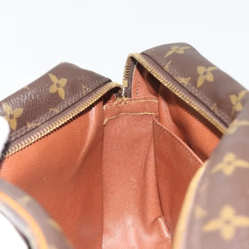 Louis Vuitton Monogram Compiegne 28 Clutch Bag Brown